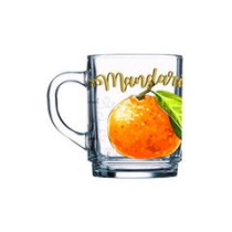 Кружка 200мл "Green tea" Полезный мандарин стекло(20/1320)