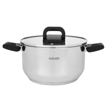 Кастрюля 20х11,5см. 3,5л. со стекл. крышкой, индукция SATOSHI Манн (1/12)