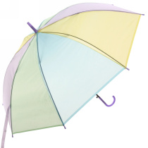 Зонт детский полуавтомат "Ultramarine - Радуга",8 спиц, d-92, в сложе. виде 71см,пастель
