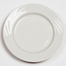 Тарелка мел 20см БЕЛЬЕ фарф.(20)