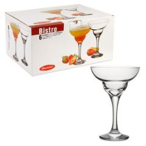Набор бокалов 6пр Bistro 280мл д/маргариты п/уп стекло(1/4)