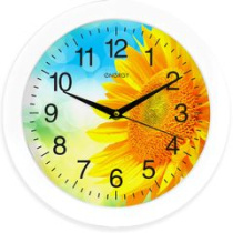 Часы настенные 27,5*3,8см ENERGY кварцевые подсонух,пластик (1/10)