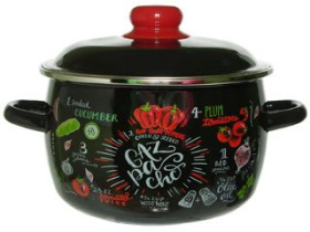 Кастрюля 2,0л Appetite Gazpacho сфер эмаль(1/8)