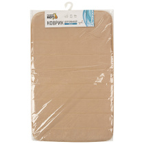 Коврик для ванной "Cozy", 50*80 см, цвет-бежевый (24)
