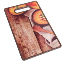 Доска разделочная пластиковая 37*23см "Тыквенный супчик" (1/36)