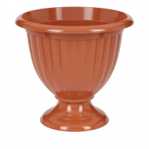 Вазон "Жасмин" 18л (корич.) пласт.(10)