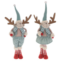 Игрушка набивная "Олень", L19 W11 H45 см,(2в)(текст.полим.мат.металл) (6/18)