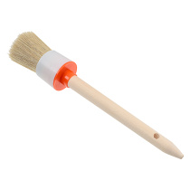 Кисть круглая в пласт.корпусе №10 (40мм) HEADMAN (натур.щетина)(12/12)