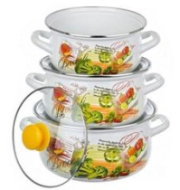 Набор Брокколи-ЭКСТРА (к.сф. 2; 3; 4л ст/кр белый)  эмаль(1)