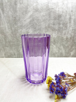 Ваза для цветов "Фиолетовая" высота 190мм (стекло) (1/6)