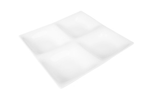 "Meze" Менажница 4-х секционная 20 см ,фарф. (6/36)