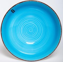 Миска 1690мл 230мм аэрография МАЛЬДИВЫ(кер) (6/24)