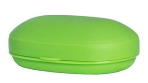 Мыльница "Овальная" микс пластик(1/44)