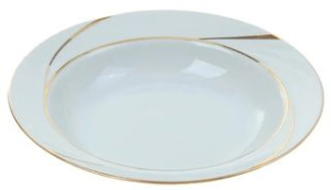 Тарелка гл. 22см БОМОНД фарф.(12)