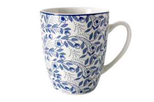 "Floral pattern" Кружка 340мл (фарф.) (6/36)