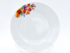 Тарелка 175 мм ф.426 "Голубка" мелкая "Майский букет" фарф. (20)