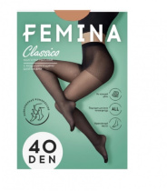 Колготки 40 ден 3 camello с шортиками FEMINA NEW CLASSICO - 6/42