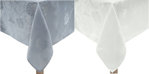 Скатерть текстильная жаккард, 140х180см, 2 цв PROVANCE Нэви (4/24)