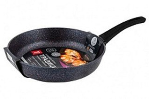 Сковорода 280мм б/кр литая с АП ТМ Традиция Сапфир алюм.(1/8)