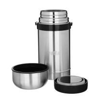 Термос 1,0л металлический "Суповой" c широким горлом серебристый VETTA (1/12)