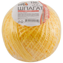 Шпагат 150м (клубок)d1.0мм  цветной(100%полипропилен) (1/48)