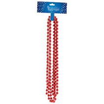 Бусы "Классик" красный2,7м(пласт.нить) (1/1)