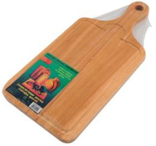 Доска разделочная с желоб. 32,5*21,5см  дер/руч (бук) (10)