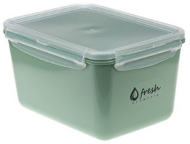 Емкость д/продуктов 2,3л  ФРЕШ герметич. Фисташковый пласт.(1/8)