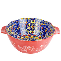 "Arabesque" Емкость для запекания (красный) 23,6х20х8,4см v=1500мл (min6) (транспортная уп.)(6/24)