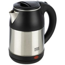 Чайник 1,8л Homestar 1500Вт стальной черный, пов.360,авт.выкл. (1/12)