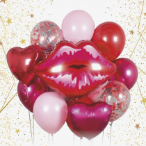 Набор шаров 13 шт "Поцелуйчик" (10/10)