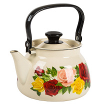 Чайник 3,0л с/дек (слоновая) эмаль(4)