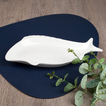 Блюдо сервировочное 36*18*3,5см "Маршмеллоу"  (фрф) (5/20)