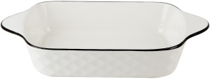 Емкость для запекания 26,5*14,5*5см "Notele" (без индивид упаковки) фарф (1/36)