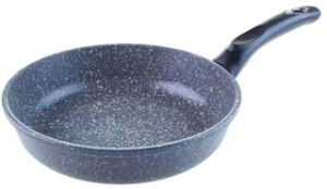 Сковорода 260мм б/кр литая с АП ТМ Традиция Мрамор алюм.(1/10)