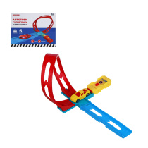 Автотрек "Супергонки", машинка в наборе, PP, 22х4,5х17 см ИГРОЛЕНД (1/70)