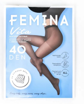 Колготки 40 ден 5 nero FEMINA NEW VITA - 6/42