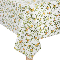 Скатерть Лимонный курд ПВХ на текст.основе, 140х140см, лимоны PROVANCE (1/6/24)