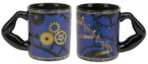 Кружка 330мл "Механизм/Имена" (кер) (18в) (12/48)