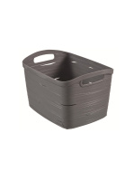 Корзина CURVER RIBBON серая L 21л 380x290x240мм (1/5)