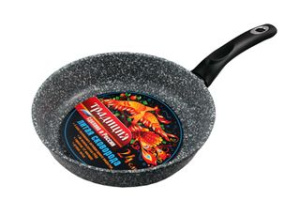 Сковорода 220мм б/кр литая с АП ТМ Традиция Комфорт алюм.(1/10)