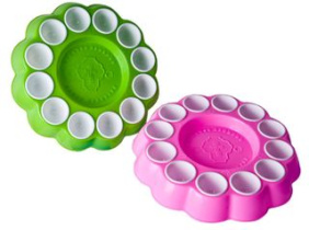 Блюдо пасхальное №1 d-266мм (5видов) пласт. (1/50)