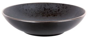 "Elite black" Тарелка 20см 800мл.керам. (6/36)