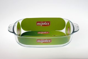 Форма 28*18*5см 1,5л (овал) с/руч (стекло) ТМ Appetite (1/6)