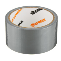 Лента клейкая армированная серебряная 48мм*10м ЕРМАК инд/уп (1/36)