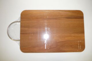 Доска разделочная прямоуг. с водос. и выборкой М/Р 30*20см (бук) (1/10)