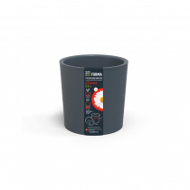 Горшок д/цветов с дренажной вставкой Genius 3,9л (d182, h180мм)(серый)(1/18)