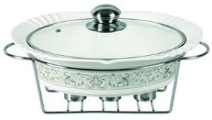 Мармит (кастрюля) 1,3л ст/кр, м/п (жаропроч. керам) (4)