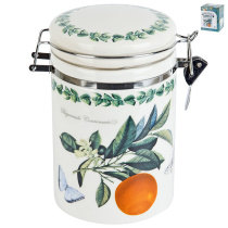 "Fruit Garden" Банка для сыпучих продуктов 15х10х16см v=800мл (под.упаковка)керам.(1/24)