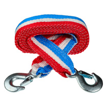 Трос-ремень буксировочный 10 т, в пакете, с крюками, 5м (1/25)